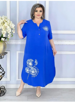 платье "Одуванчик" (2550) электрик