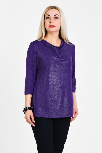 Блузка 1910012/3 фиолет (Олси, Москва) — размеры 64