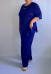 Брюки синие (Smart-Woman, Россия) — размеры 64-66, 68-70, 72-74, 76-78