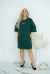 Платье-туника "Мили" ( изумруд) (Киргизия, разные фабрики) — размеры 60, 64