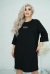 платье-туника "Мили" (черный) Платье-туника "Мили" (черный) (Киргизия, разные фабрики) — размеры 60, 64