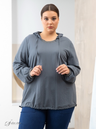 БЛУЗКА 32041634-01-10 (Серебряная нить, Москва) — размеры 60, 62, 64, 66, 68
